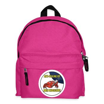 Anti-Fouling Endgegner T-Shirt Segel Boot - Kinder Rucksack - Fuchsia - Vorne