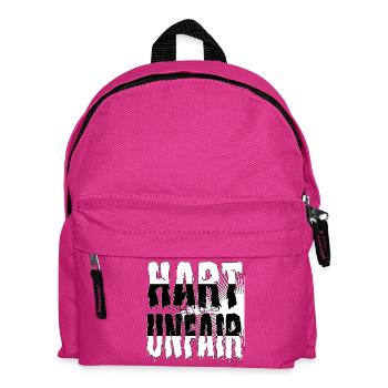 HARD and UNFAIR - Kids' Backpack - fuchsia - Front