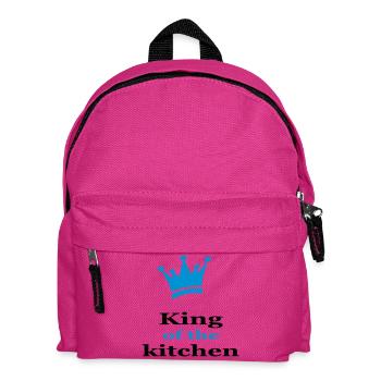 Cooking apron for men - Kids' Backpack - fuchsia - Front