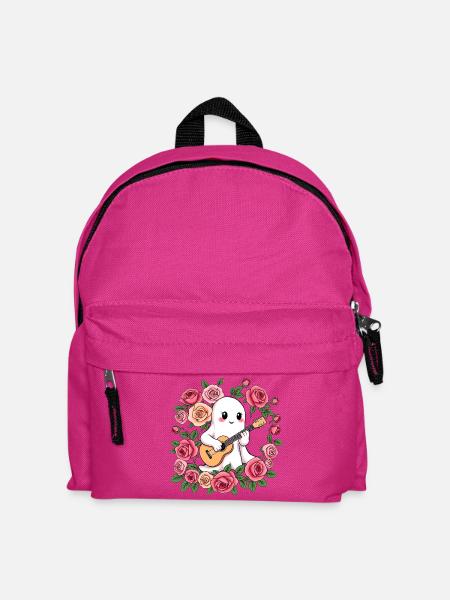Gespenst spielt Gitarre - Kinder Rucksack - Fuchsia