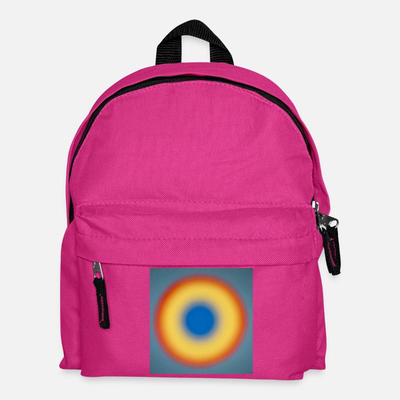Bleu circle_001 - Sac à dos Enfant - fuchsia