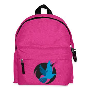 Original dove logo - Kids' Backpack - fuchsia - Front
