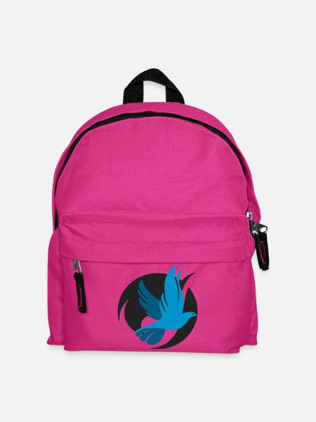 Originales Taubenlogo - Kinder Rucksack - Fuchsia