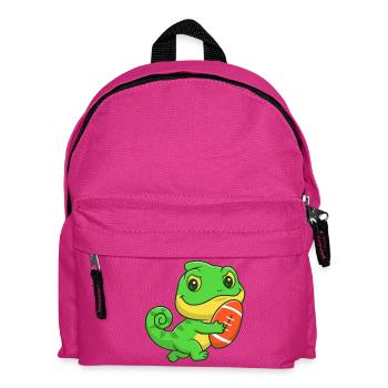 Dino-Gridiron-Niedlichkeit - Kinder Rucksack - Fuchsia - Vorne