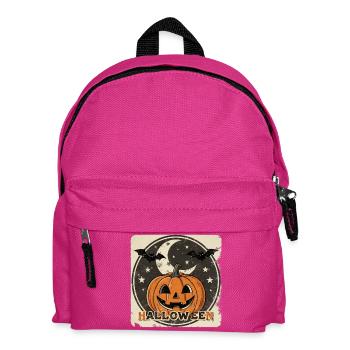 Vintage Halloween – Retro Kürbis Spooky Design - Kinder Rucksack - Fuchsia - Vorne