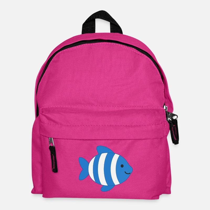 Poisson rayé - Sac à dos Enfant - fuchsia