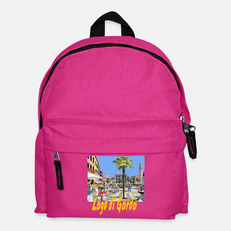 Lago di Garda - Kinder Rucksack - Fuchsia