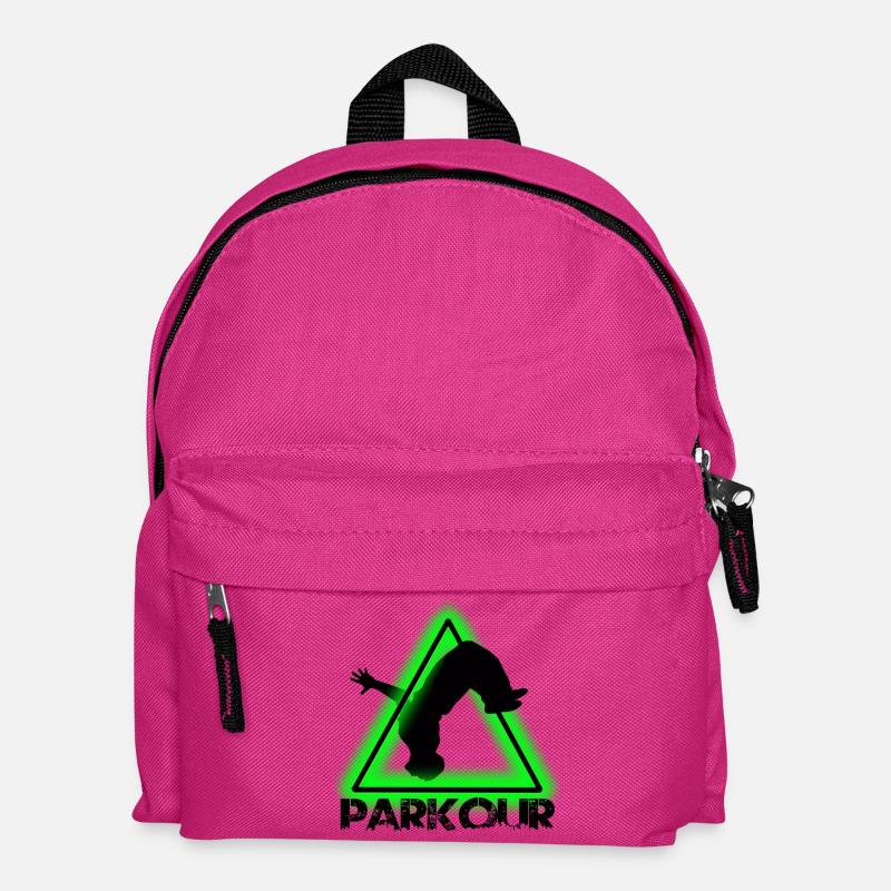 Parkour - Kinder Rucksack - Fuchsia