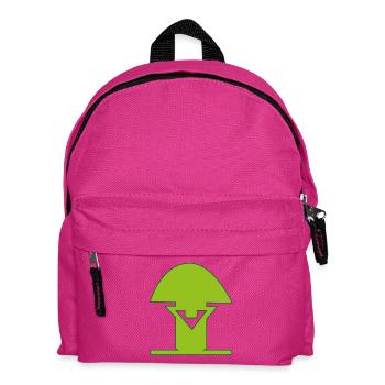 Parteilogo Wächter Pilzgras grün - Kinder Rucksack - Fuchsia - Vorne