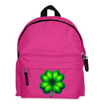 Trèfle à quatre feuilles - Sac à dos Enfant - fuchsia - Devant