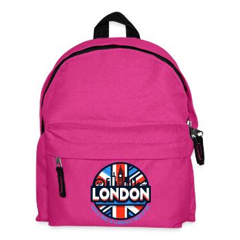 Tired of London - Kids' Backpack - fuchsia - Front