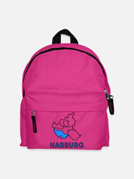 Harburg, a district of Hamburg - Kids' Backpack - fuchsia
