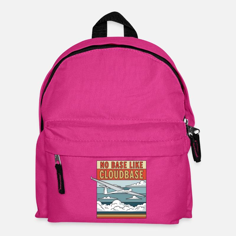 No Base Like Cloudbase - Kinder Rucksack - Fuchsia
