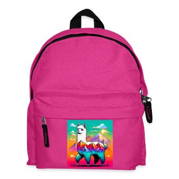 Alpaga - Sac à dos Enfant - fuchsia - Devant