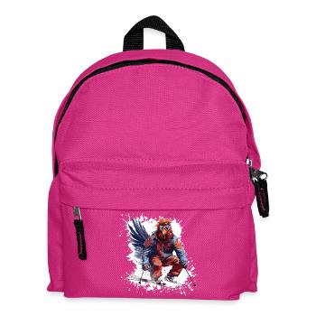 Hahn Ski Skiing - Kids' Backpack - fuchsia - Front