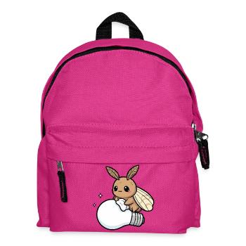 Moth Polishes Lamp - Kids' Backpack - fuchsia - Front