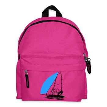 49er Segeljolle Segelboot Regatta Segel Segelsport - Kinder Rucksack - Fuchsia - Vorne