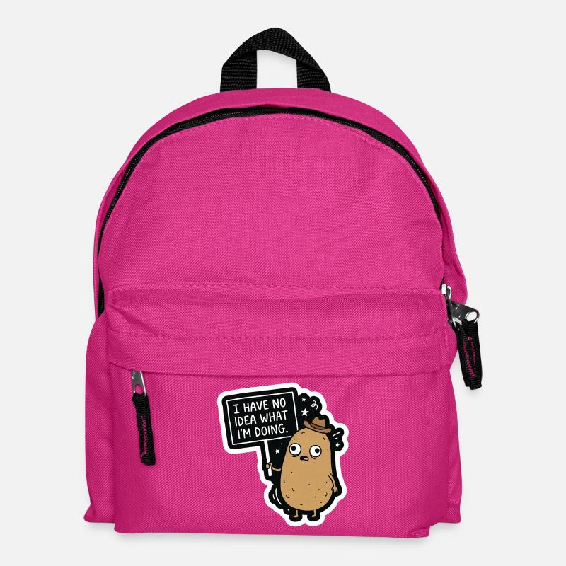 I Have No Idea What I'm Doing – Confused Kar - Kids' Backpack - fuchsia