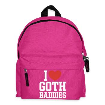 J’adore les méchants gothiques - Sac à dos Enfant - fuchsia - Devant