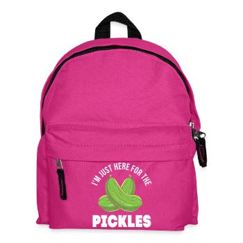 Cucumber Cucumber Pickle - Kids' Backpack - fuchsia - Front