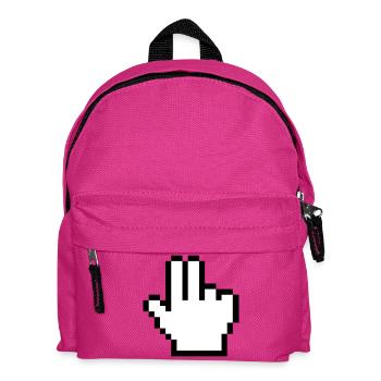 Main de souris 2 doigts - Sac à dos Enfant - fuchsia - Devant