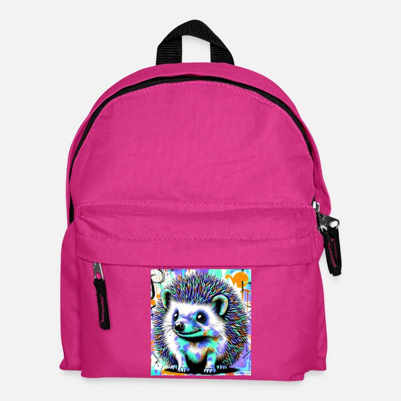 hérisson - Sac à dos Enfant - fuchsia