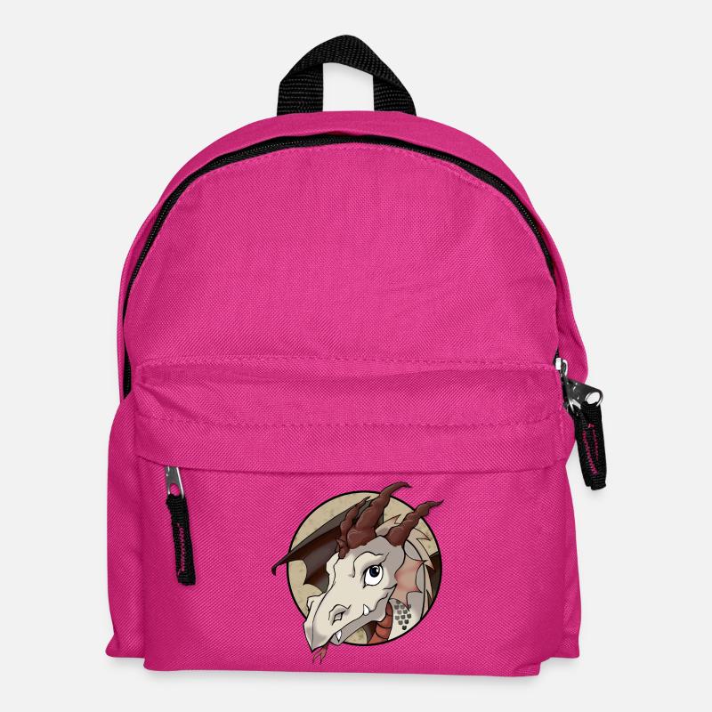 Cute Dragon - Kids' Backpack - fuchsia