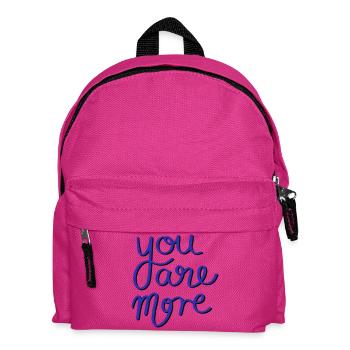 You are more - Kids' Backpack - fuchsia - Front