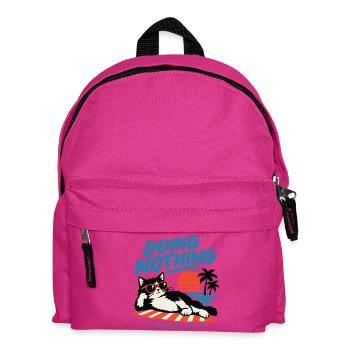 Nichts tun von Helfspawn - Kinder Rucksack - Fuchsia - Vorne