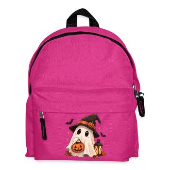 Süßer Geist mit Hexenhut - Kinder Rucksack - Fuchsia - Vorne