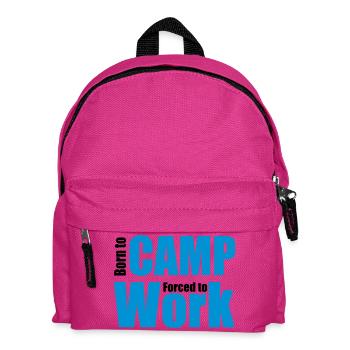 camping - Kids' Backpack - fuchsia - Front