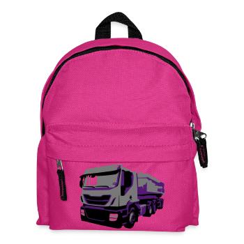 TruckIvecVektor - Kinder Rucksack - Fuchsia - Vorne