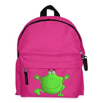 Frog - laugh! - Kids' Backpack - fuchsia - Front