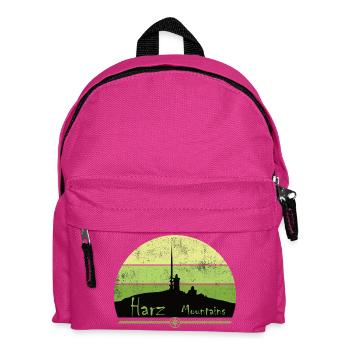 Harz Style - Harz Mountains - Wir lieben den Harz - Kinder Rucksack - Fuchsia - Vorne