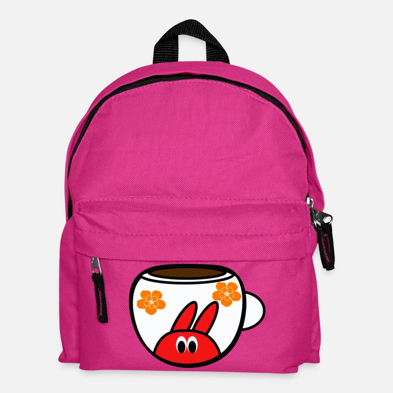 coffee time - Sac à dos Enfant - fuchsia