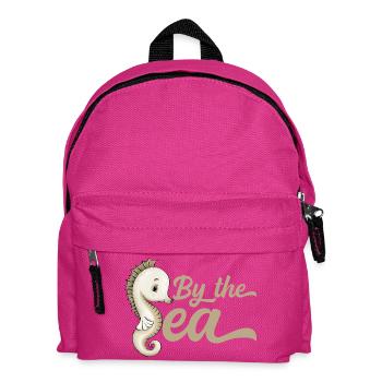 Am Meer "ByeTheSea" Seepferdchen - Kinder Rucksack - Fuchsia - Vorne