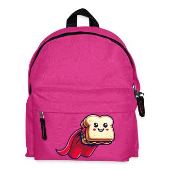 Super Sandwich: The Heroic Hoagie - Kids' Backpack - fuchsia - Front
