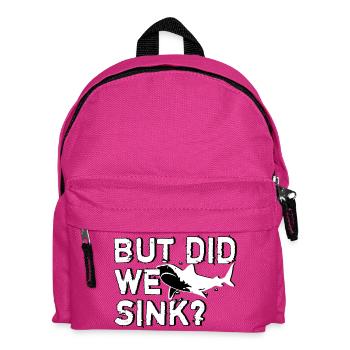 Aber wir haben lustiges Bootfahren-Bootsbesitzer I - Kinder Rucksack - Fuchsia - Vorne