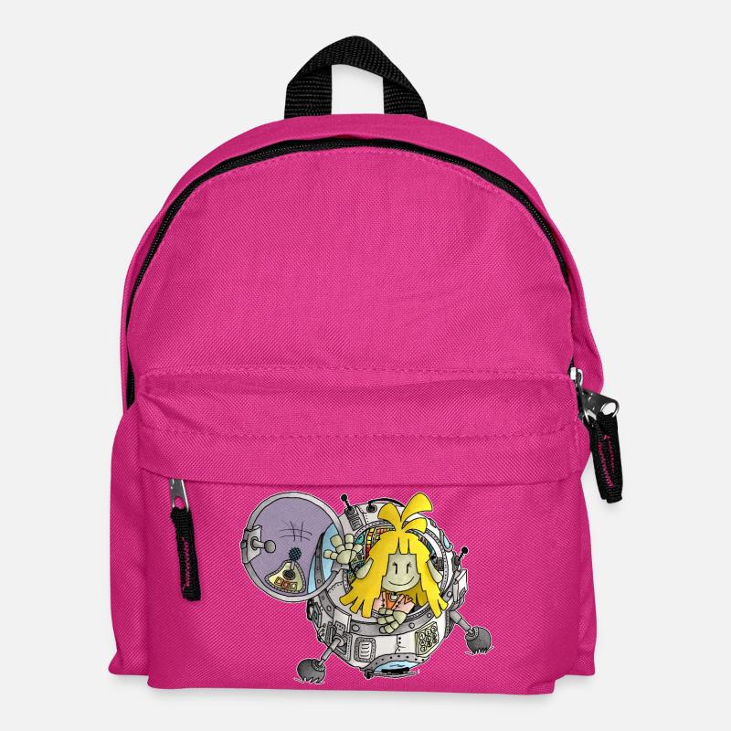 Micol und Mael - das Ufo 2 / - Kinder Rucksack - Fuchsia