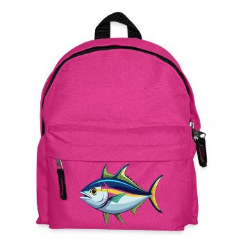 Tuna fish - Kids' Backpack - fuchsia - Front