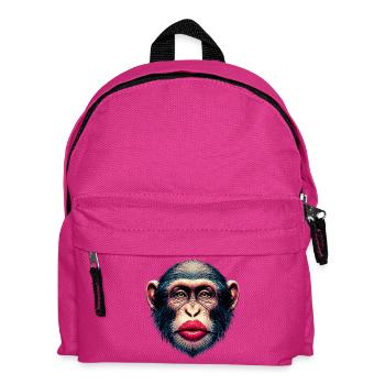 Monkey Kiss - Kids' Backpack - fuchsia - Front