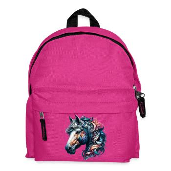 Cheval - Sac à dos Enfant - fuchsia - Devant