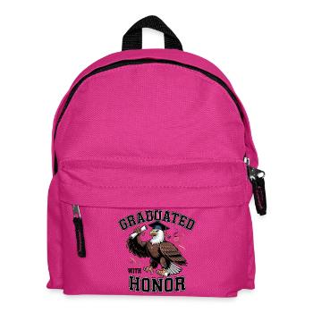 Aigle de graduation - Sac à dos Enfant - fuchsia - Devant