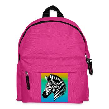 zebra - Kids' Backpack - fuchsia - Front