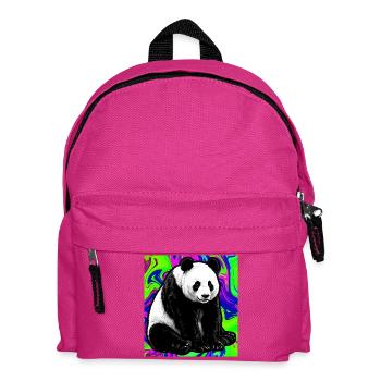 Panda - Kinder Rucksack - Fuchsia - Vorne