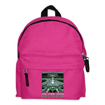 Retro Gaming Endgegner Muder - Kinder Rucksack - Fuchsia - Vorne