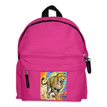 Gepard - Kinder Rucksack - Fuchsia - Vorne