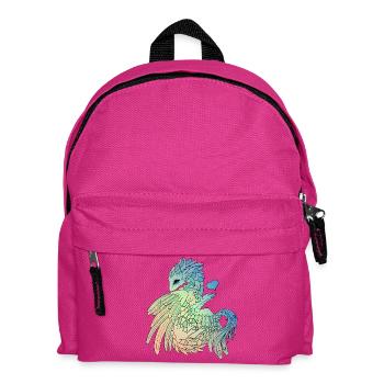 Mystischer Drache - Kinder Rucksack - Fuchsia - Vorne