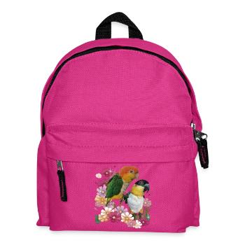 Le caïque à tête orange - Sac à dos Enfant - fuchsia - Devant
