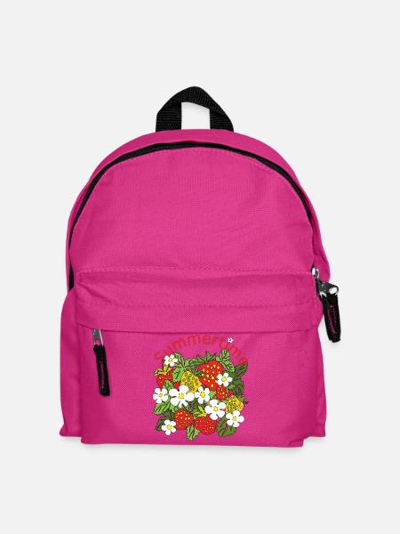 Sommerfrüchte Muster Trio - Kinder Rucksack - Fuchsia